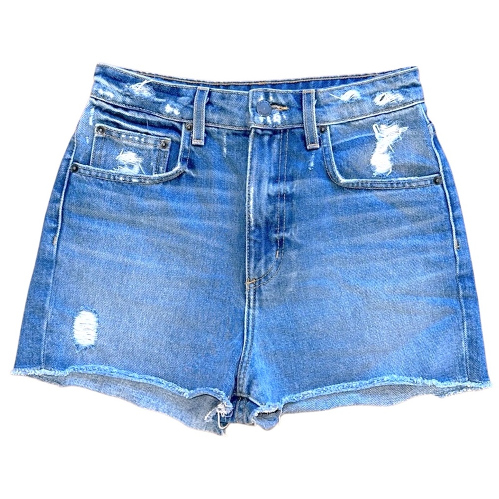 NWOT LF CARMAR High Waisted Distressed Demin Shorts